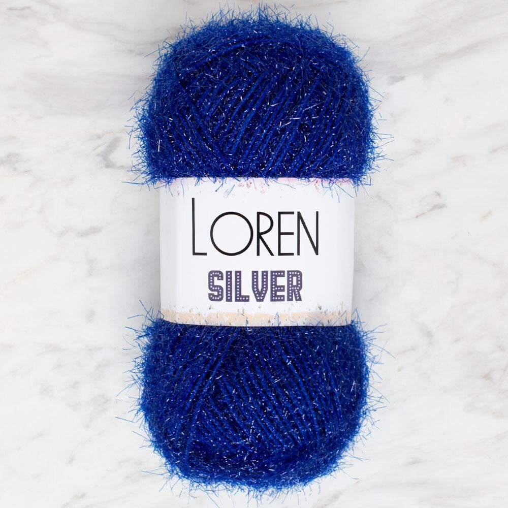 Loren Silver Saks Mavisi El Örgü İpi - RS0004 - 34092