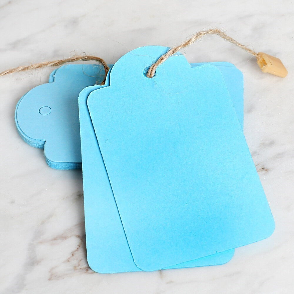 Loren 10'lu Mavi Etiket ve Klipsli Etiket İpi