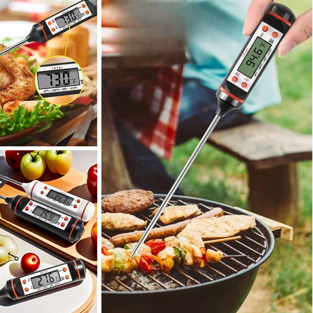 Dijital Gıda Termometresi Süt,Et,Yoğurt Mayalama,Mama Derecesi Ölçer Gıda Termometresi