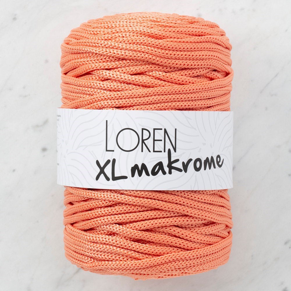 Loren XL Makrome Turuncu El Örgü İpi - R046 - 33710