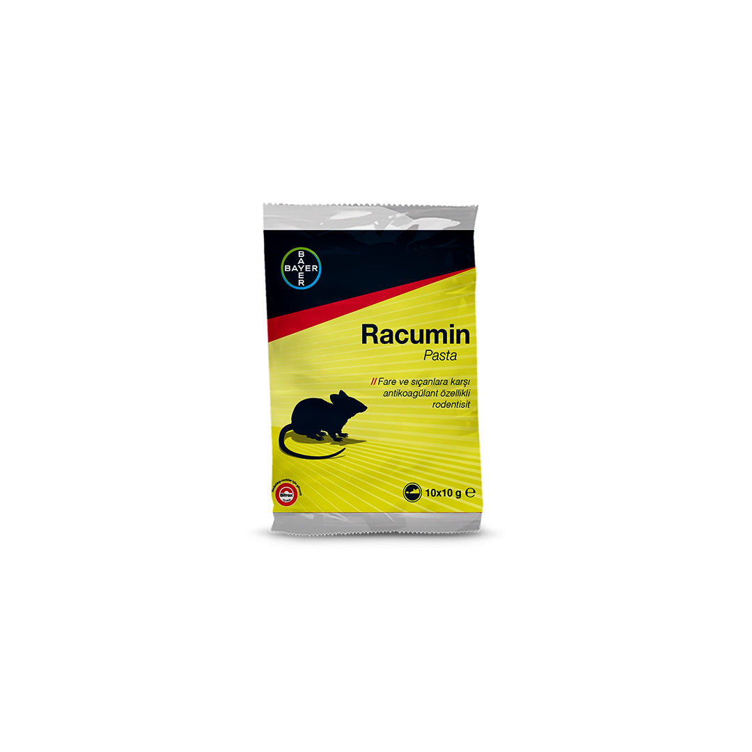 Bayer Racumin Paste 100Gr=10X10 Pasta Fare Yemi Rodetisit Poşet
