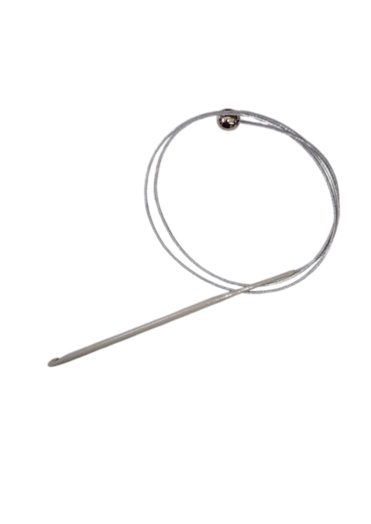 Misinalı Çelik Stoplu Tığ Şiş 8 Numara 60 cm