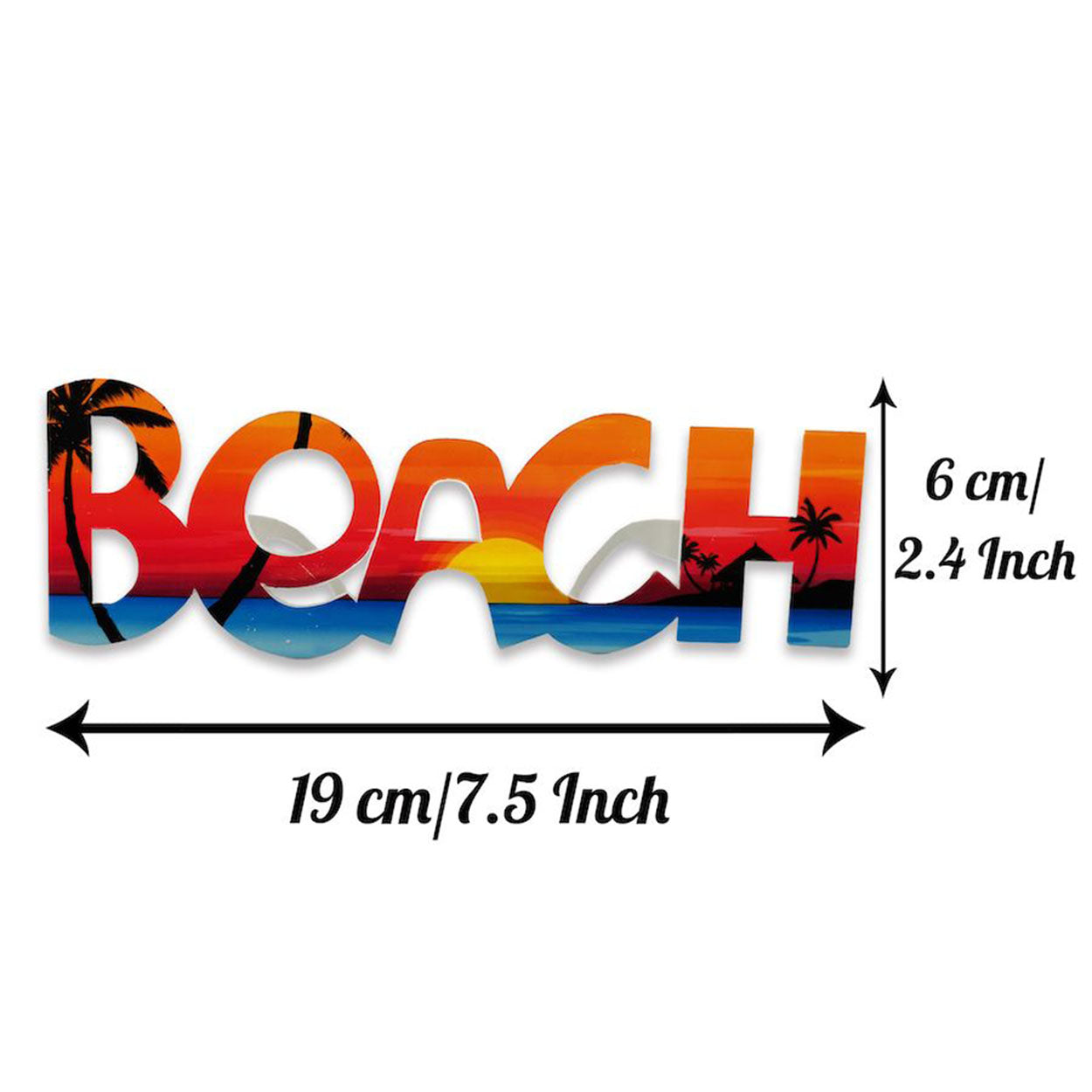 Beach Yazılı Partı Gözlüğü Yaza Merhaba Hawaıı Show Gözlüğü 19x6 Cm