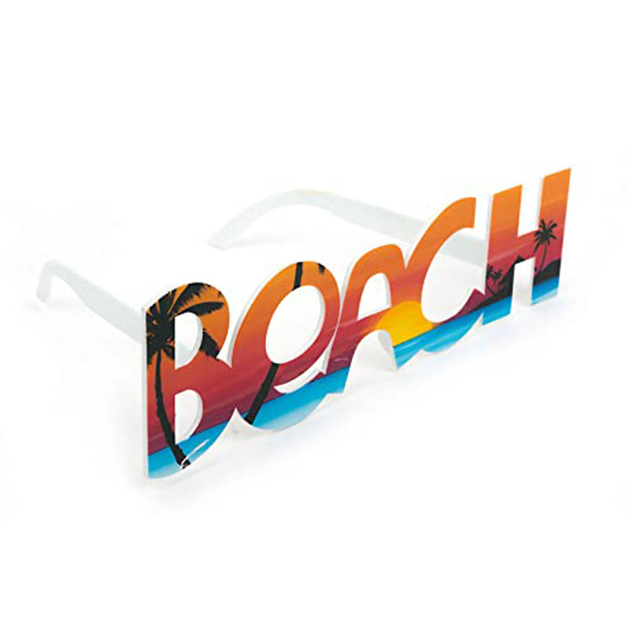 Beach Yazılı Partı Gözlüğü Yaza Merhaba Hawaıı Show Gözlüğü 19x6 Cm
