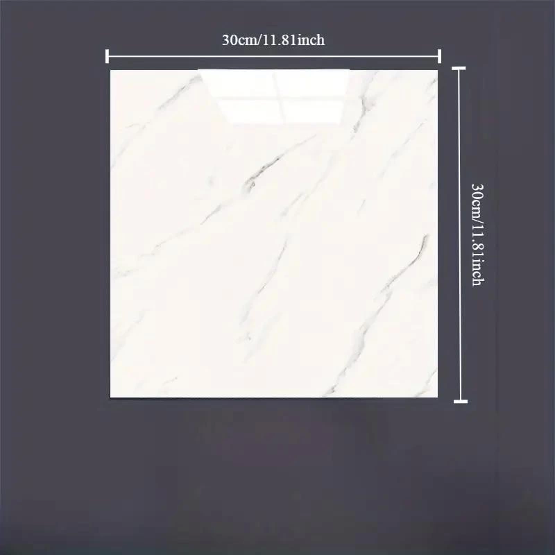 Beyaz Mermer Desenli Alüminyum Plastik Duvar Sticker
