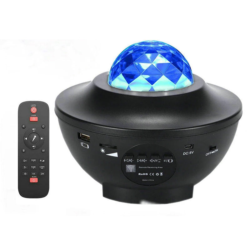 Bluetooth Destekli̇ Ani̇masyonlu şarjli Ufo Ti̇p Di̇sko Topu