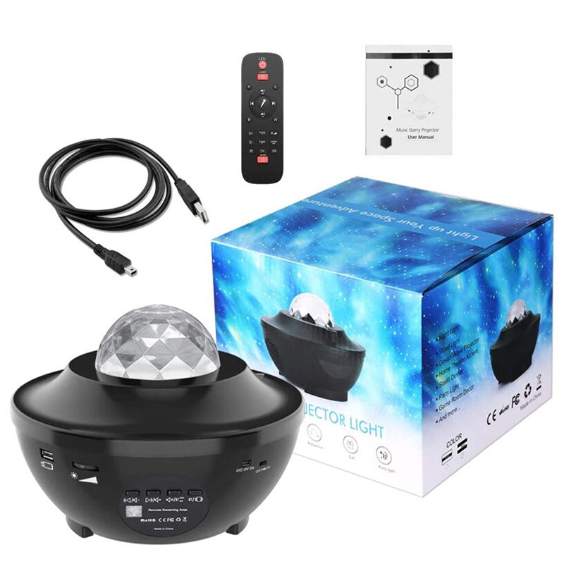 Bluetooth Destekli̇ Ani̇masyonlu şarjli Ufo Ti̇p Di̇sko Topu