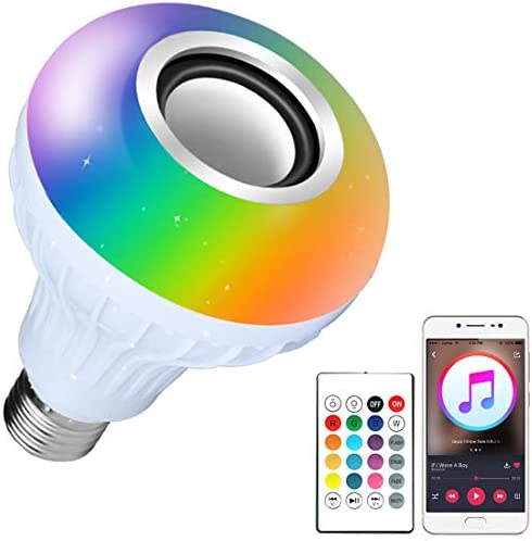 Bluetooth Hoparlör Akıllı Led Ampul Lamba (4620)