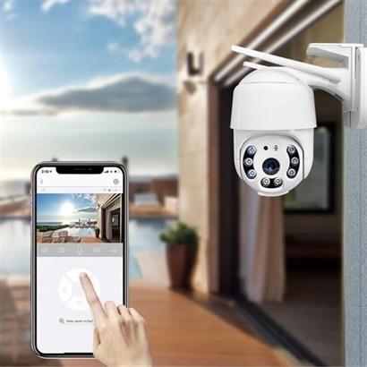 BUFFER® 20 MP HD Lens İç Dış Mekan Suya Danıklı IP Wifi Network Güvenlik Kamerası Wifi Kamera