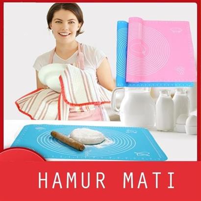 BUFFER® 30*40 cm Hamur Matı Silikon Ölçekli Kullanımı Kolay Hamur Açma Matı