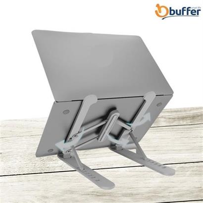 BUFFER® Ayarlanabilir Plastik Dizüstü Destek Tabanı Katlanabilir Taşınabilir Laptop Sehpası Yükselti