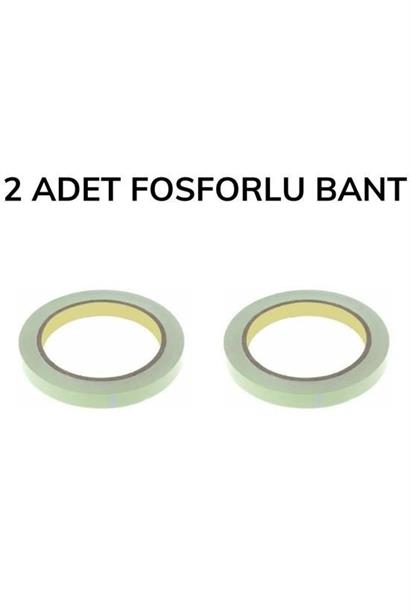 BUFFER® Karanlıkta Işık Veren  Yansıyan 4 Metre Fosforlu Yeşil Şerit Bant