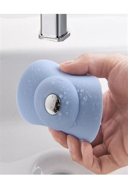 BUFFER® Silikon Malzeme Banyo Mutfak Gider Evye Lavabo İçine Çöp Tıpası Kaydırmaz Süzgeç Çeşitleri M