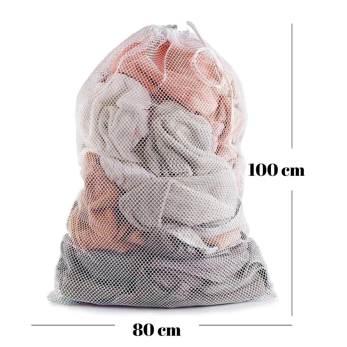 Büyük Boy File Çamaşır Torbası 80x100 cm | Hassas Yıkama Filesi | Yorgan, Perde, Nevresim Yıkama To