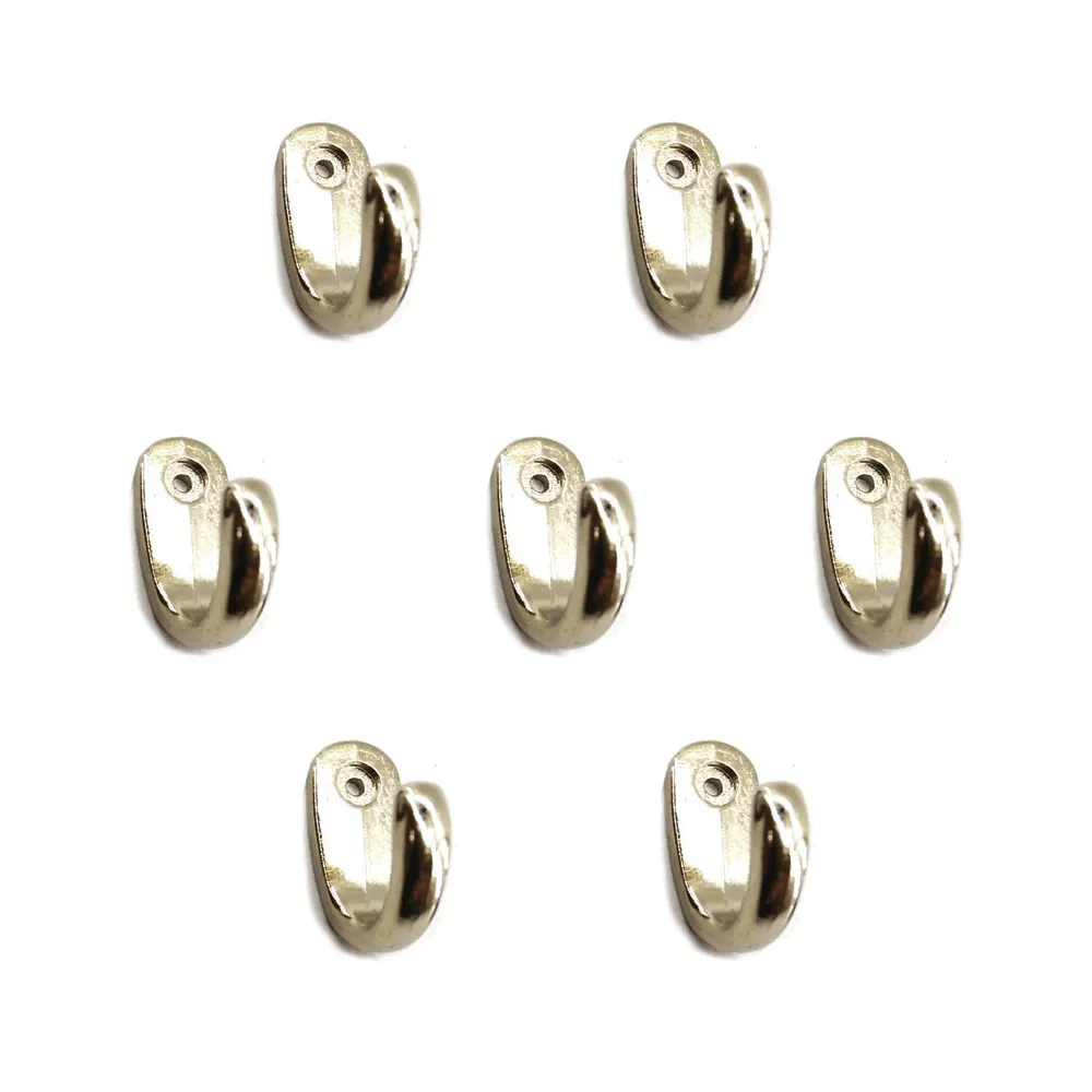 Büyük Tekli Fincan Askı, Dekor Askısı - Nikel, 12x23x30 Mm