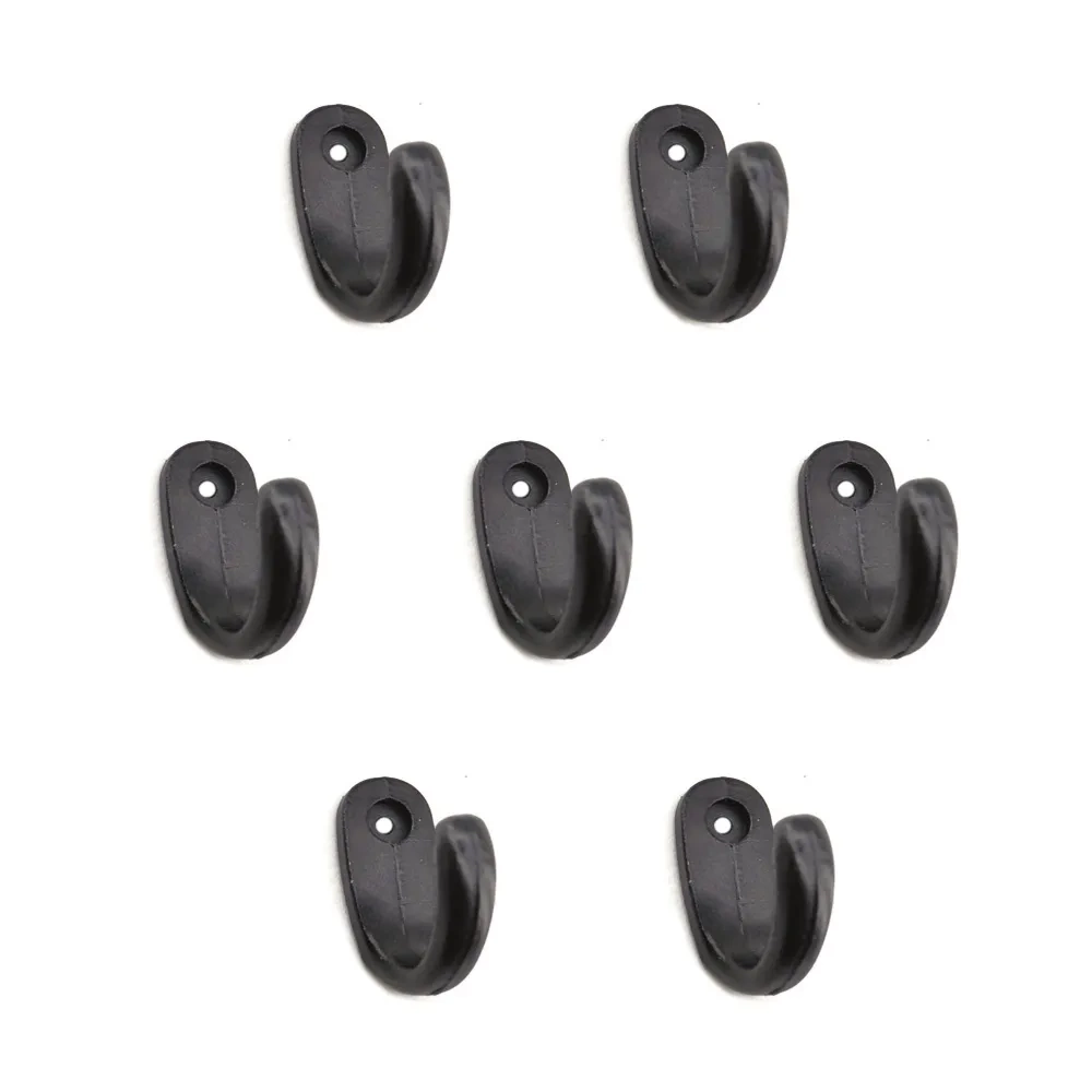 Büyük Tekli Fincan Askı, Dekor Askısı - Siyah, 100 Adet, 12x23x30 Mm