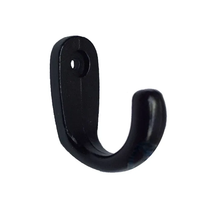 Büyük Tekli Fincan Askı, Dekor Askısı - Siyah, 12x23x30 Mm