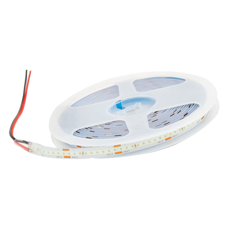 BUZ MAVİ 5 METRE 12V  COB ŞERİT LED STRIP 200 LED 3000K FOSFORLU (4620)