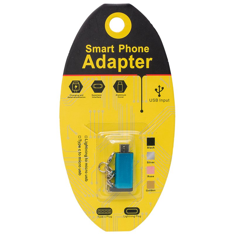 Брелок-переходник C Type-To-Samsung Android Micro Usb OTG 