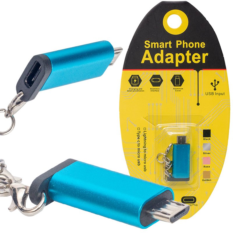 Брелок-переходник C Type-To-Samsung Android Micro Usb OTG 