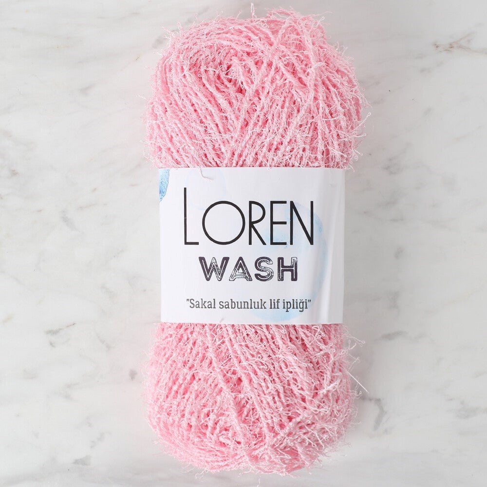 Loren Wash Bebe Pembe El Örgü İpi - R094 - 34022