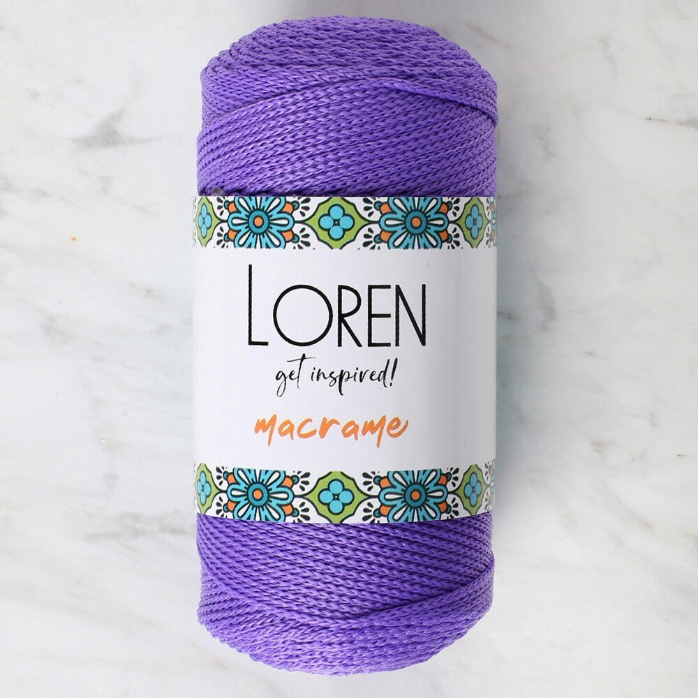 Loren Macrame Mor El Örgü İpi - RM 0141 - 34346