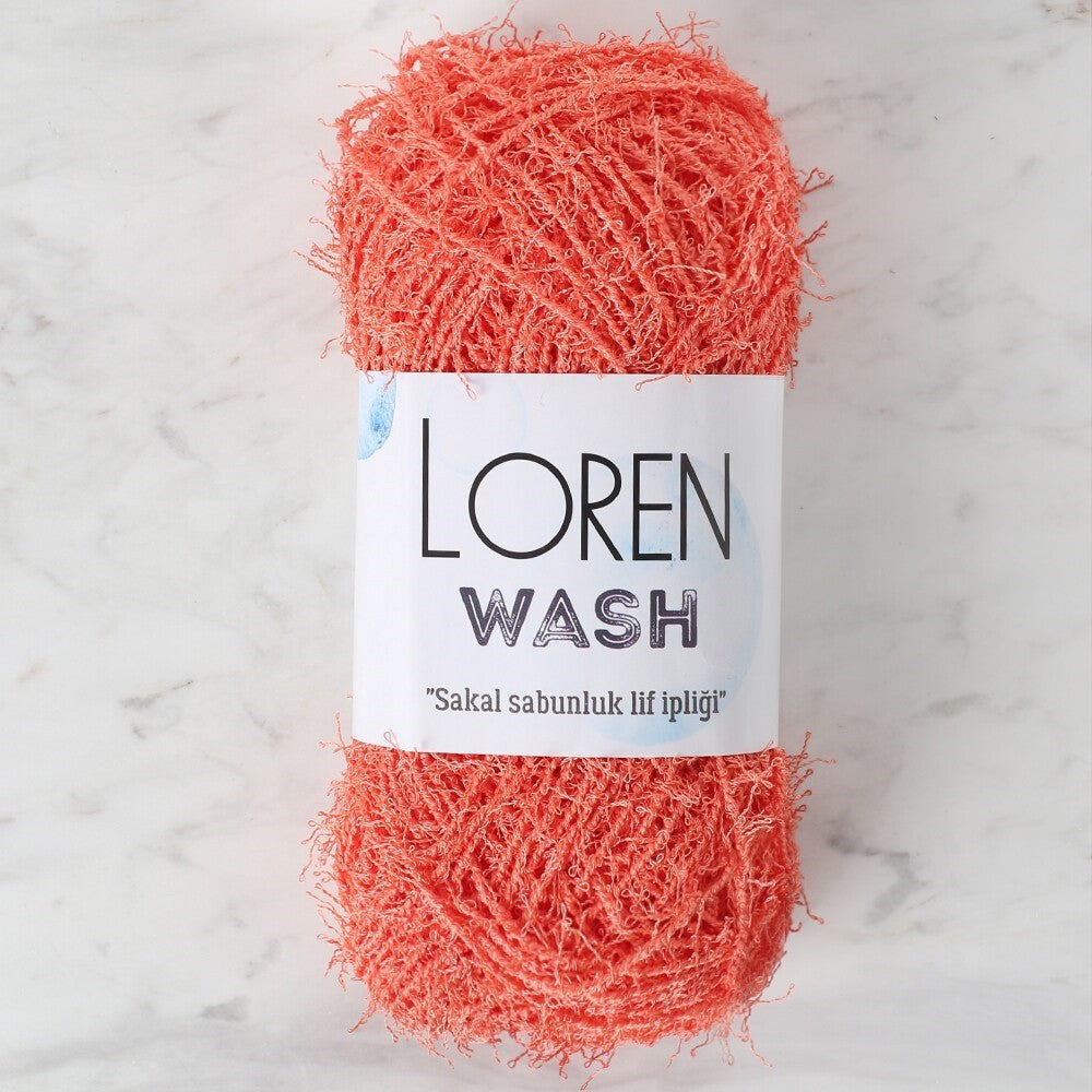 Loren Wash Turuncu El Örgü İpi - R097 - 34025