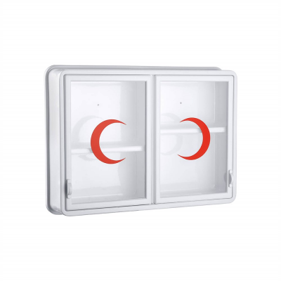 Cam 2 Kapaklı Ecza Dolabı