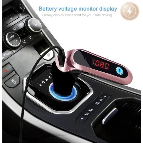 Cars7 Bluetooth Hafıza Kart Girişli 4.0 Araç Kiti Çakmaklık Mp3 Fm Transmitter