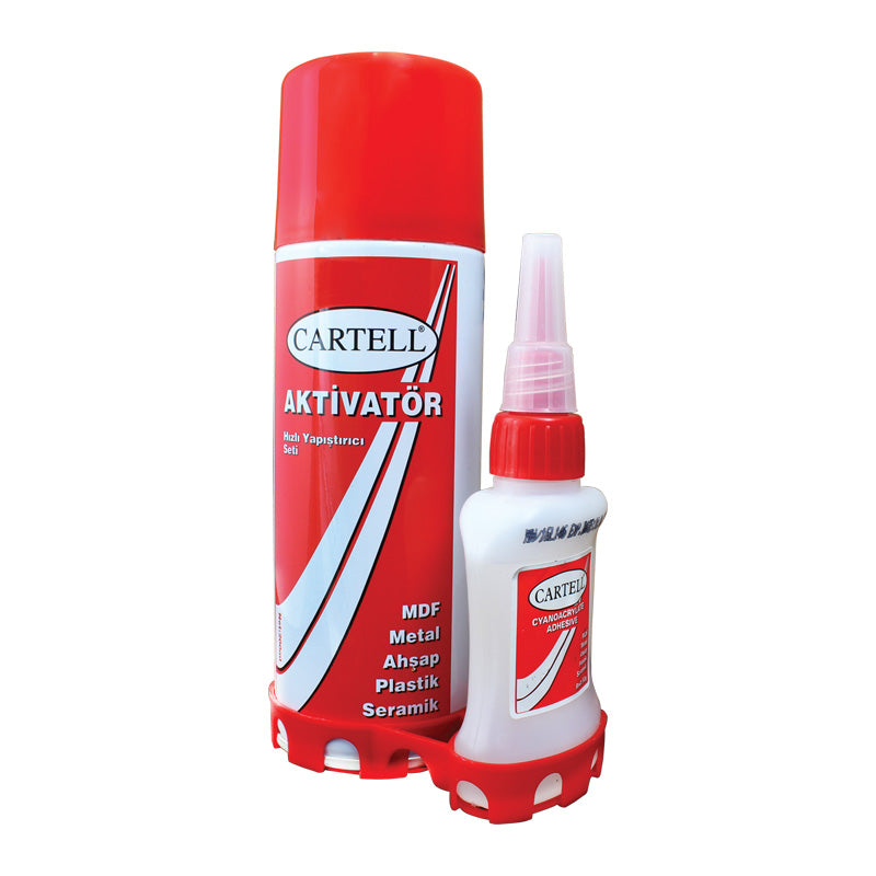 Cartell Hızlı Yapıştırıcı Seti (Aktivatör)  200Ml