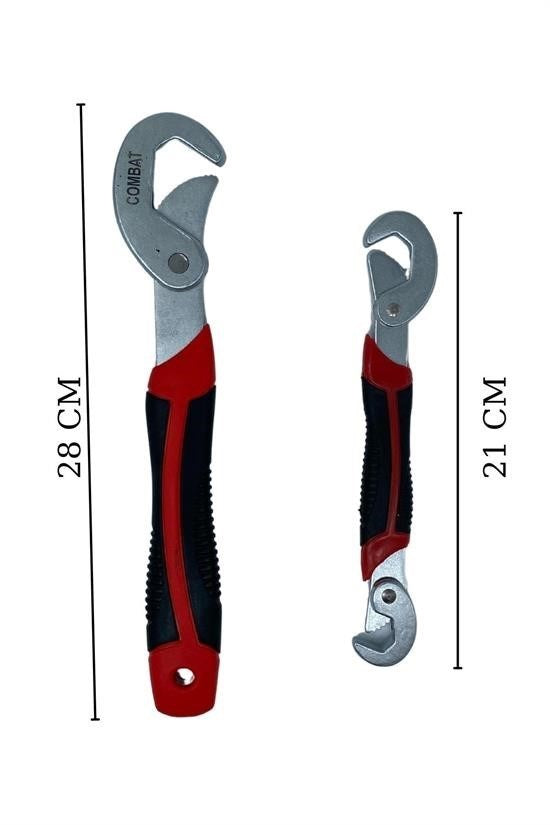 Çok Fonksiyonlu Ergonomik  Ayarlanabilir Büyük Küçük Akıllı Pense Anahtar 2li Set