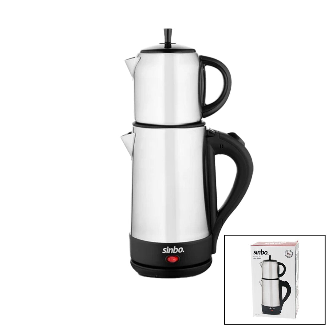çeli̇k Elektri̇kli̇ çayci Seti̇ - çay Maki̇nesi̇ 1.7lt + 0.7lt2in1 Kullanim=kettle - çayci Stm-5847