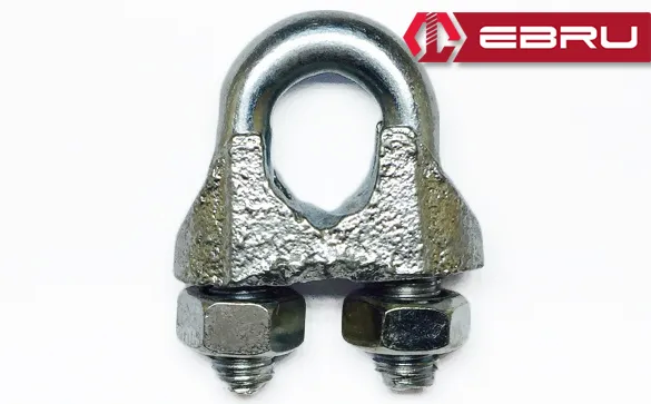 Çelik Halat Bağlama, Düğüm, Klemens 5 Mm - 50 Adet