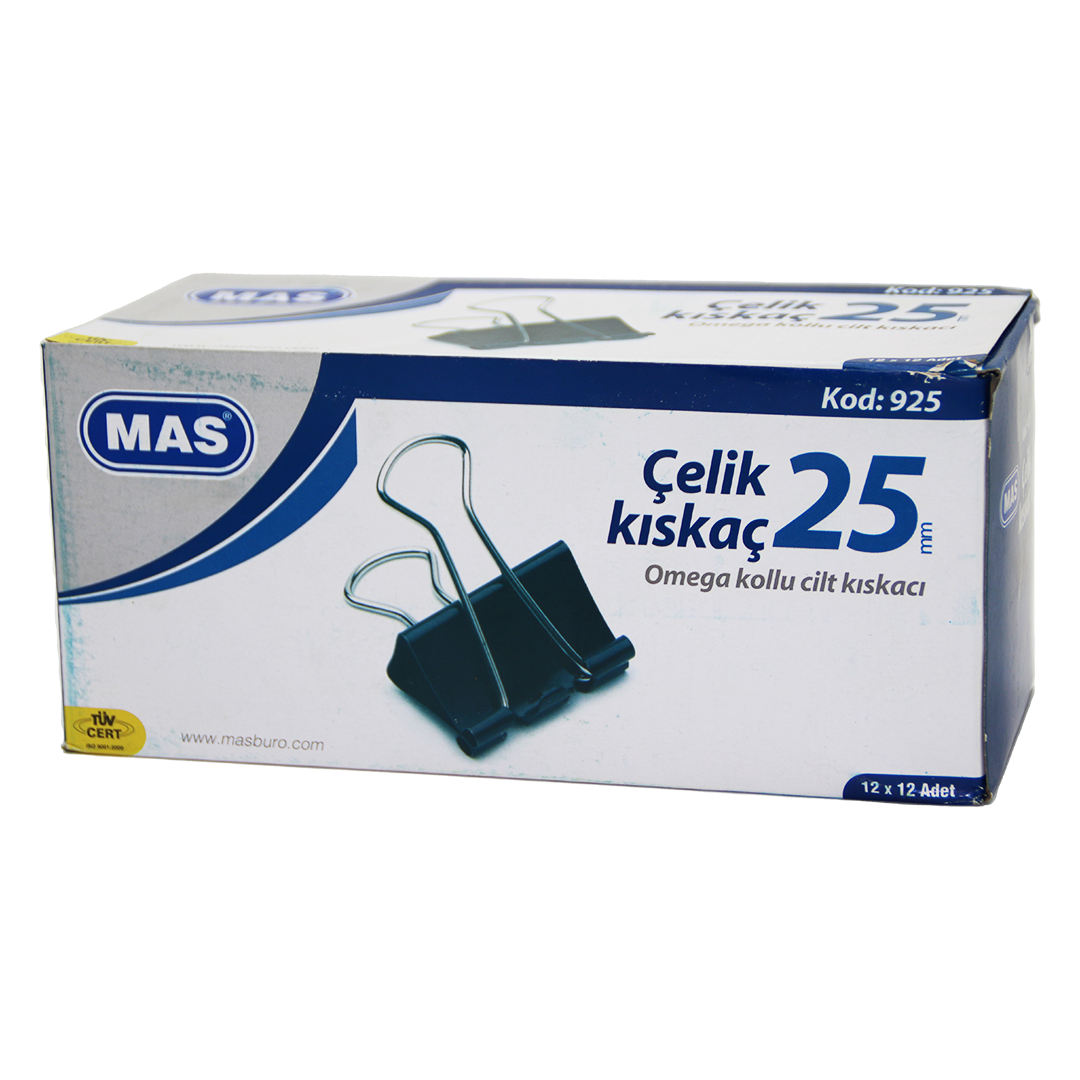 çeli̇k Kiskaç 25mm 12 Parça Omega Kollu Ci̇lt Kiskaçi