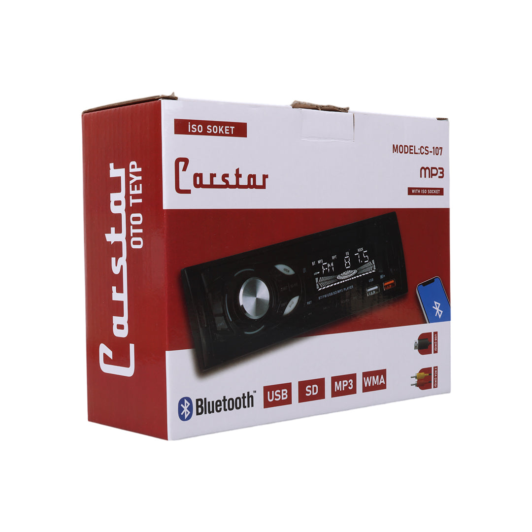 çi̇ft Usb/sd/fm/aux/bluetooth Kumandali Oto Teyp 4x60 Watt Cs-107