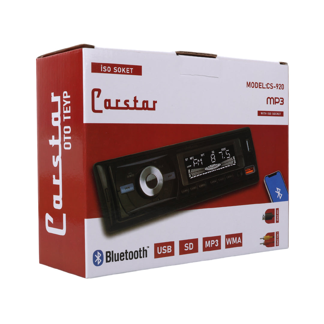 çi̇ft Usb/sd/fm/aux/bluetooth Kumandali Oto Teyp 4x60 Watt Cs-920