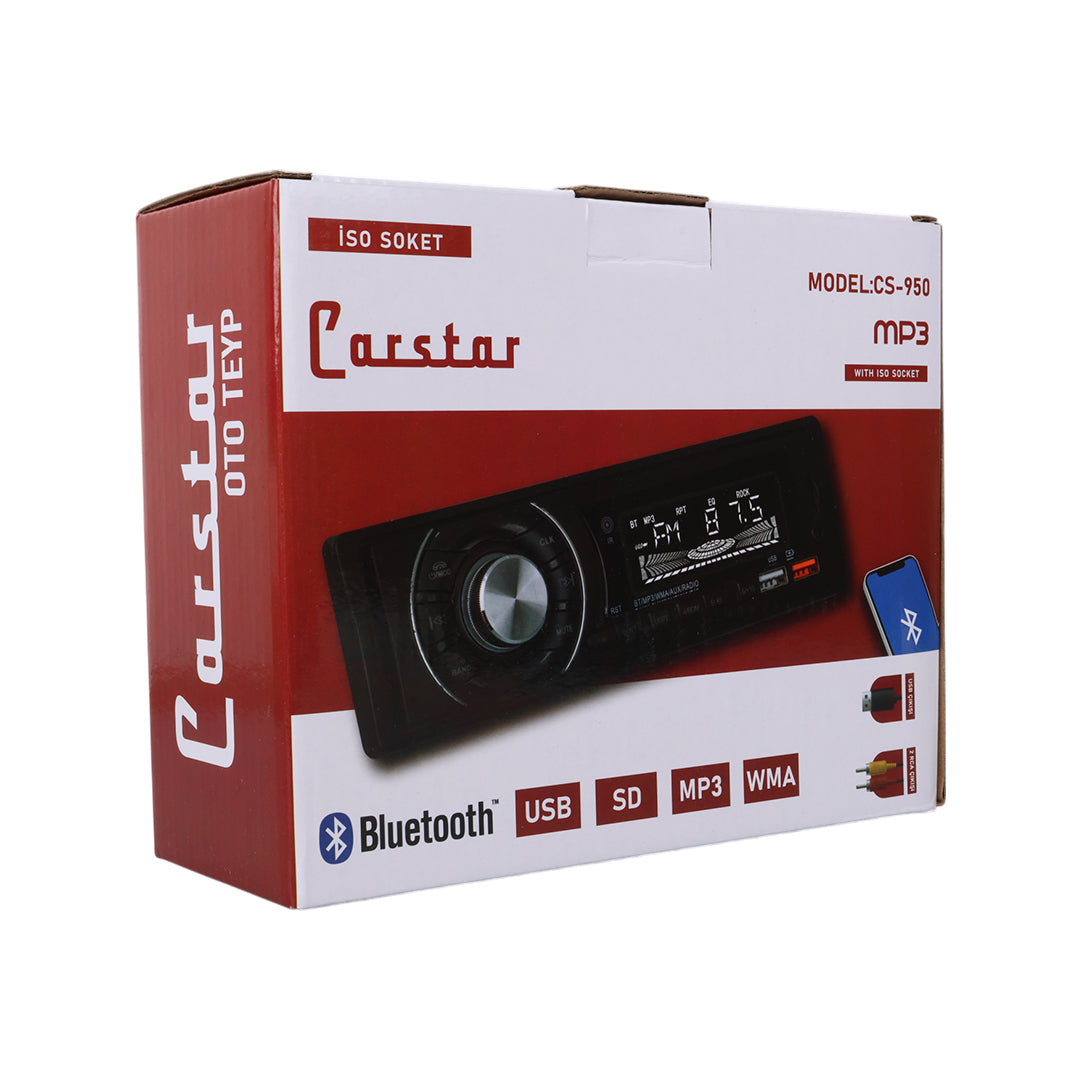 çi̇ft Usb/sd/fm/aux/bluetooth Kumandali Oto Teyp 4x60 Watt Cs-950