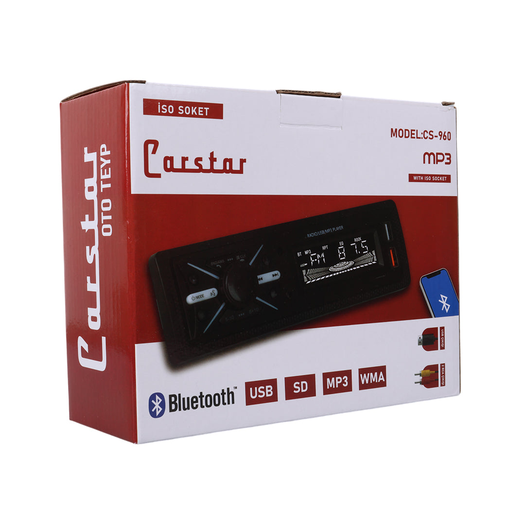 çi̇ft Usb/sd/fm/aux/bluetooth Kumandali Oto Teyp 4x60 Watt Cs-960