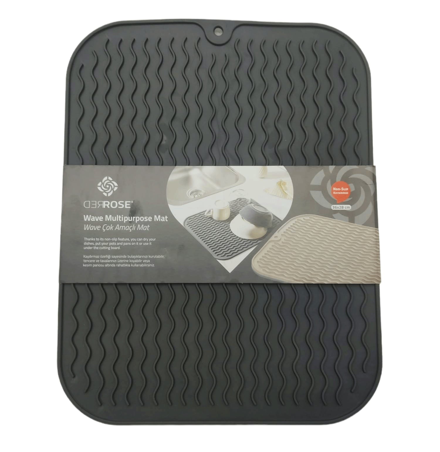 Çok Amaçlı Mutfak Mat Kaydırmaz 36X28Cm.