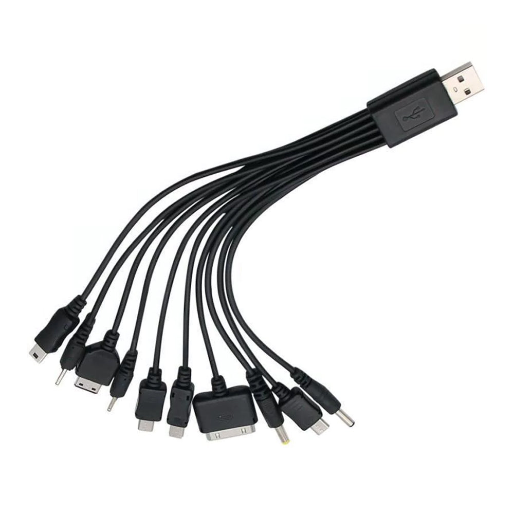 çok Fonksi̇yonlu 10lu Usb şarj Aleti̇ Kablo