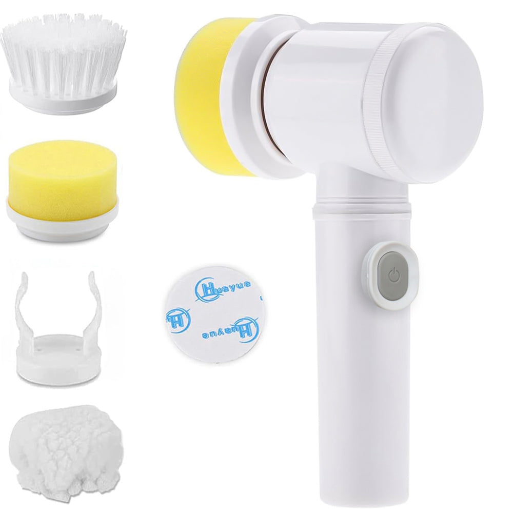 çok Fonksi̇yonlu Banyo Mutfak Lavabo şarjli Temi̇zli̇k Firçasi