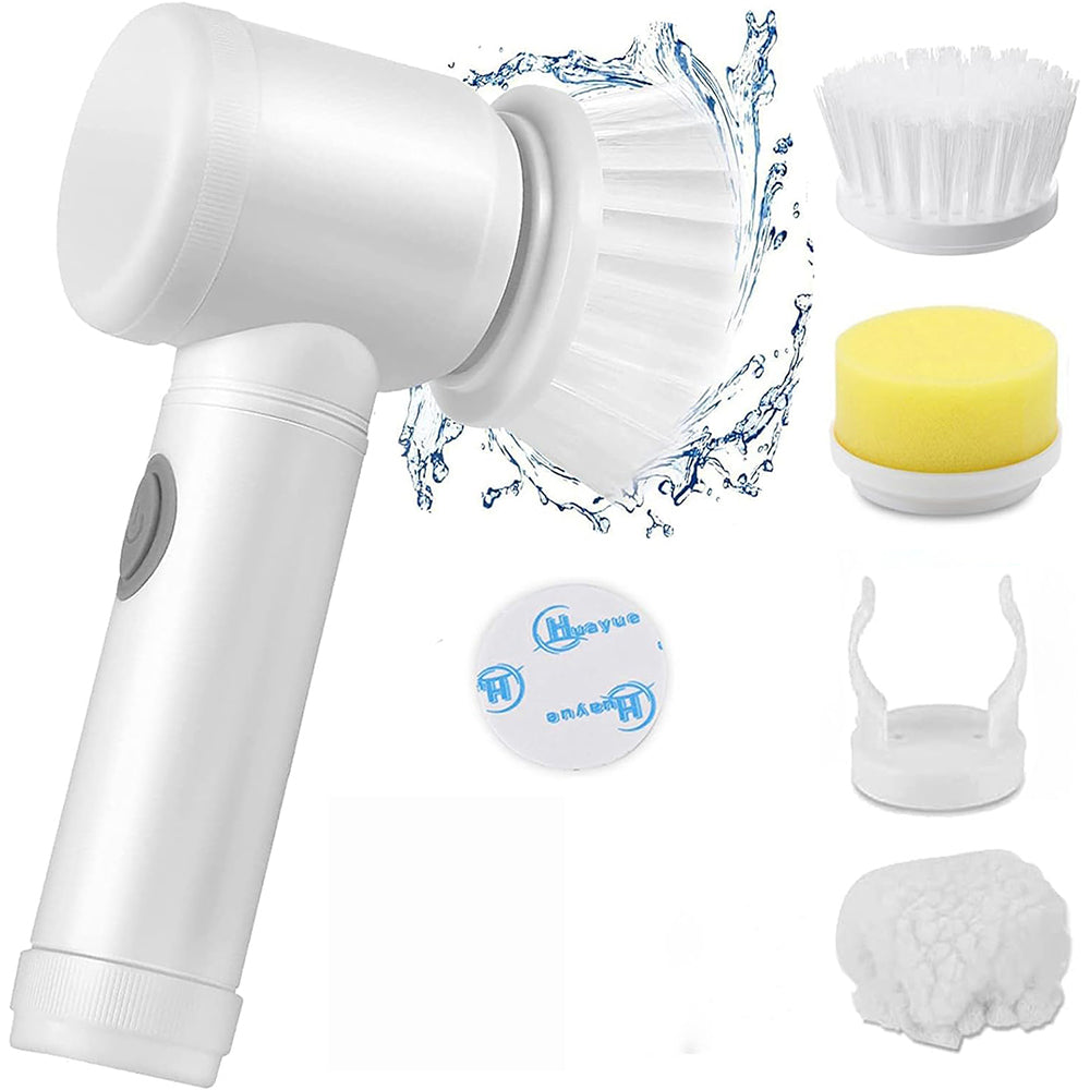 çok Fonksi̇yonlu Banyo Mutfak Lavabo şarjli Temi̇zli̇k Firçasi