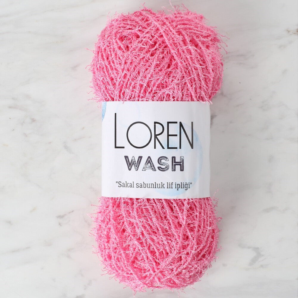 Loren Wash Pembe El Örgü İpi - R103 - 34023