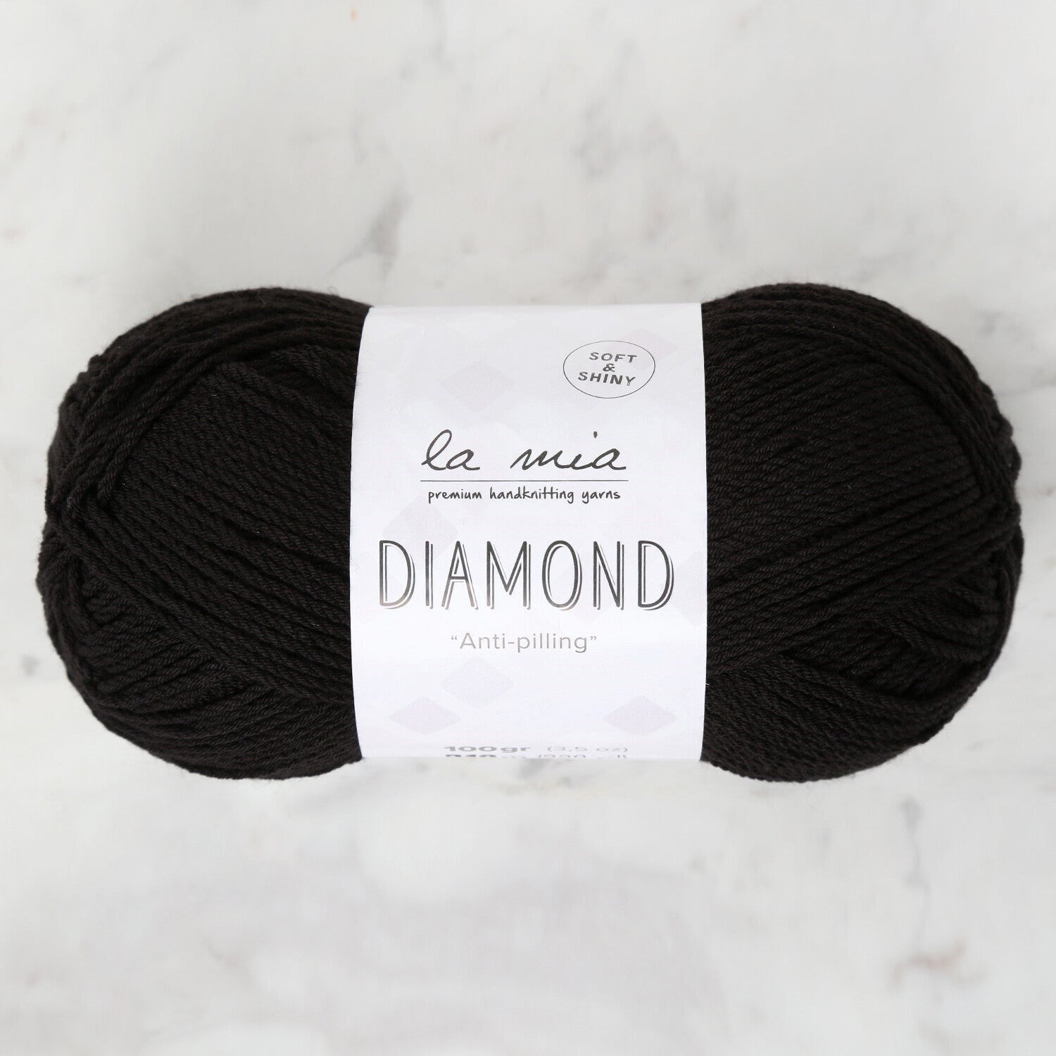 La Mia Diamond Siyah El Örgü İpi - L006 - 33724