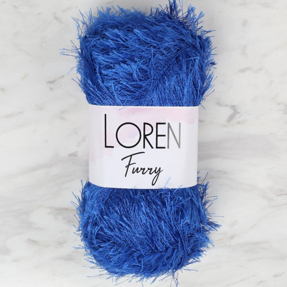 Loren Furry Saks Mavisi El Örgü İpi - RF004 - 34043