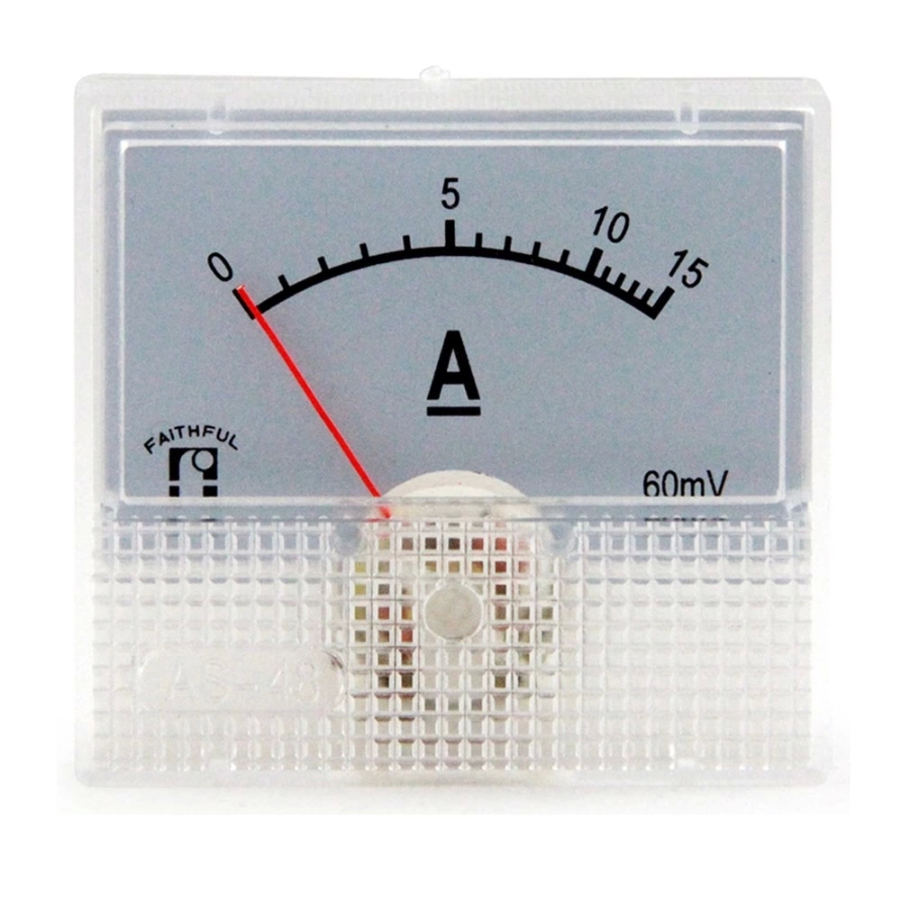 Dc Analog 0-15 Amper Gösterge 45x48mm  Ic-231a