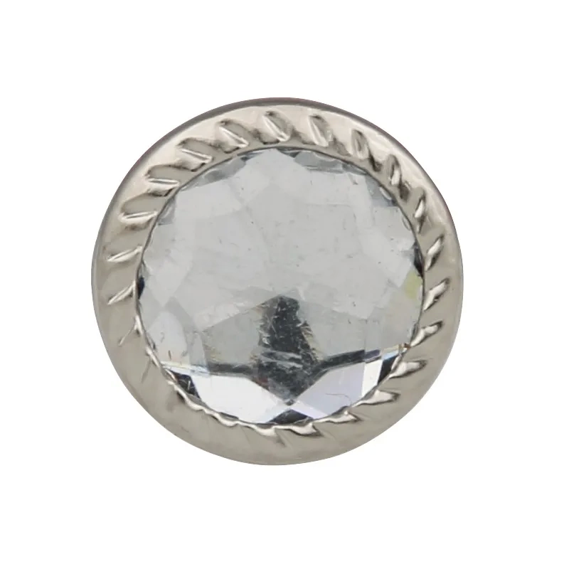 Dekoratif Parlak Taşlı Kabara Raptiye 17 Mm - 50