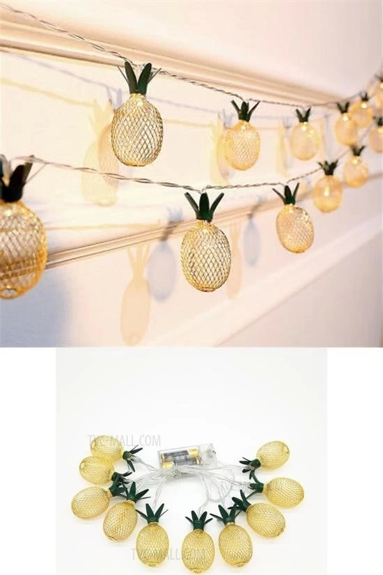 Dekoratif Pilli Pineapple Ananas Pilli Şerit Led Işık (1 Metre)