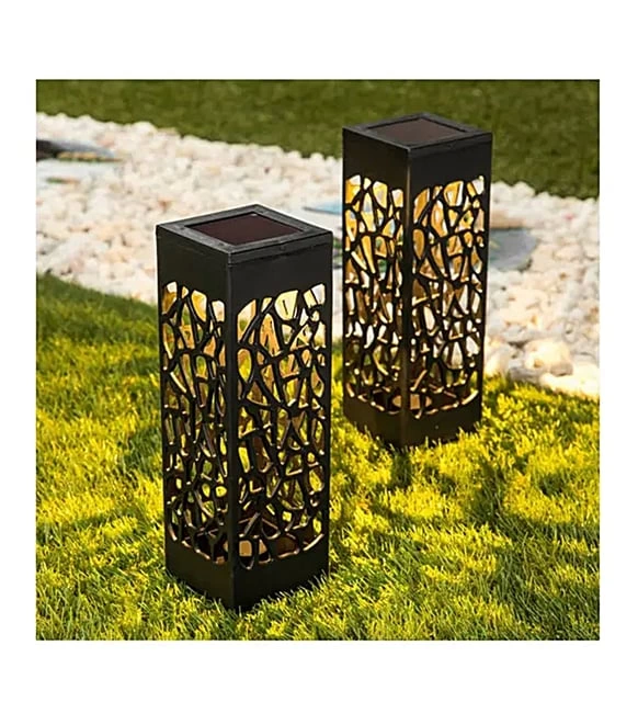 Dekoratif Solar Güneş Enerjili Bahçe Aydınlatması Yürüyüş Yolu Seti
