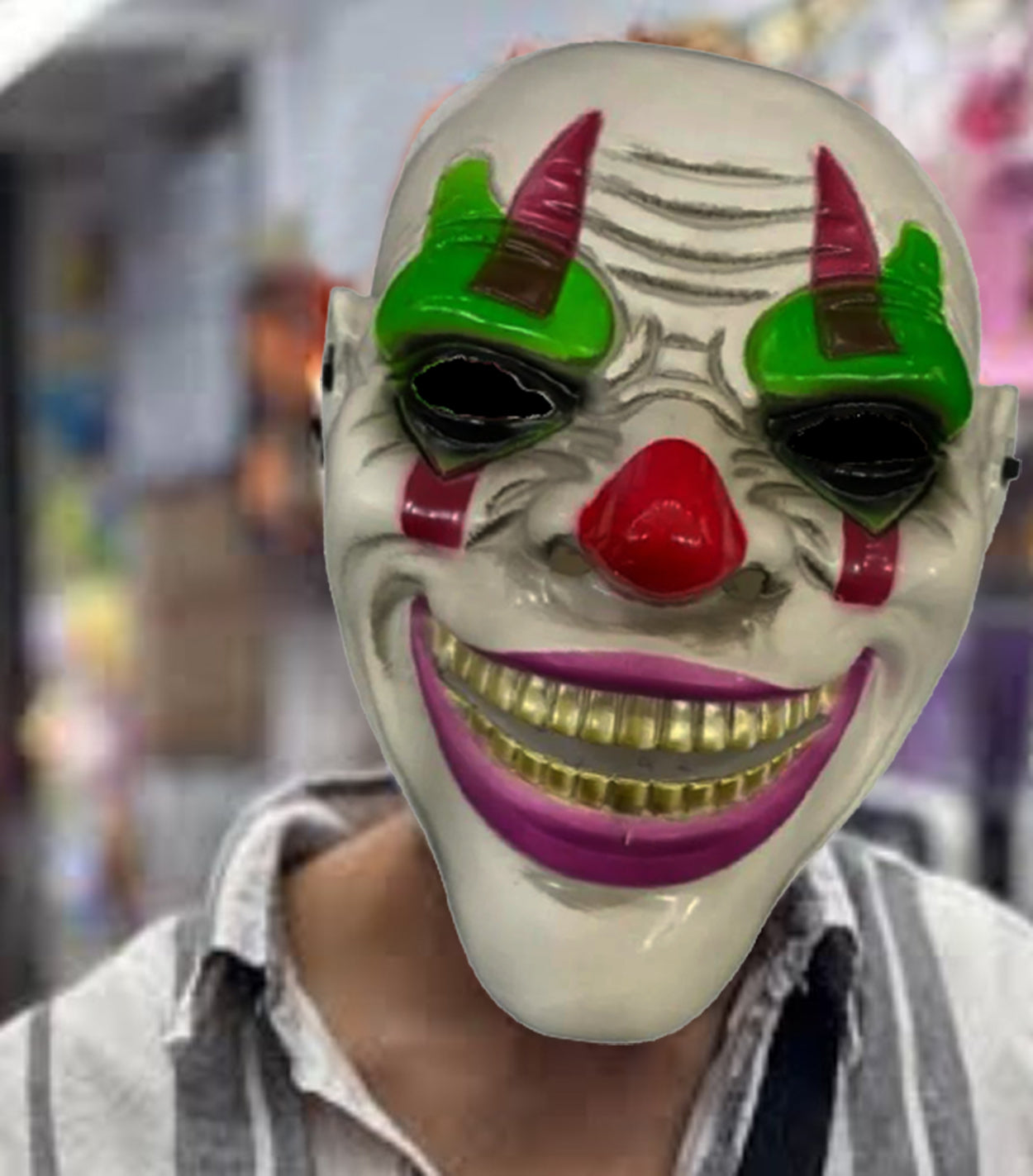 Delırten Gülüş Psıkopat Palyaço Temalı Joker Maskesı